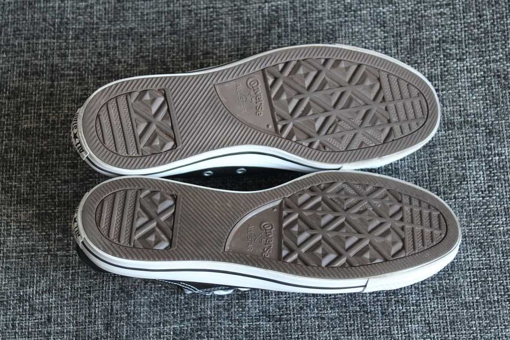 Кеди Converse Chuck Taylor All Star Black Leather Оригінал Шкіра 44.5р