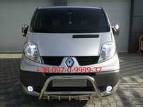 Кенгурятник Renault Trafic Opel Vivaro 2001-2025 бокові пороги