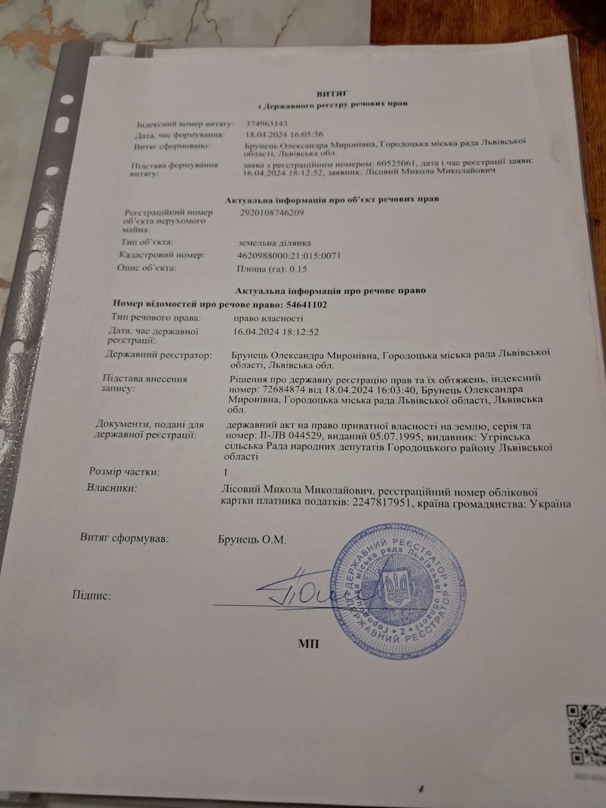 Земельна ділянка для будівництва