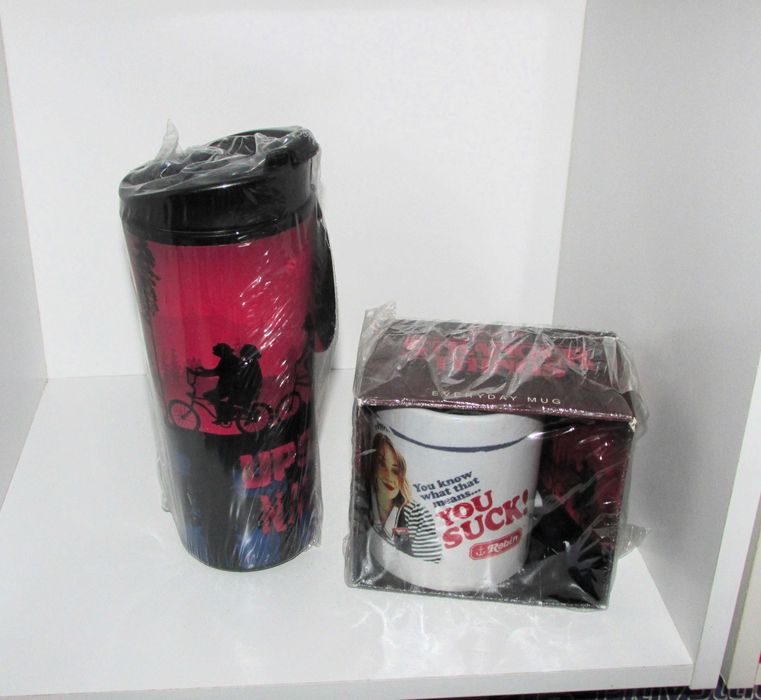 Stranger Things Travel Metal Mug + Everyday Mug
