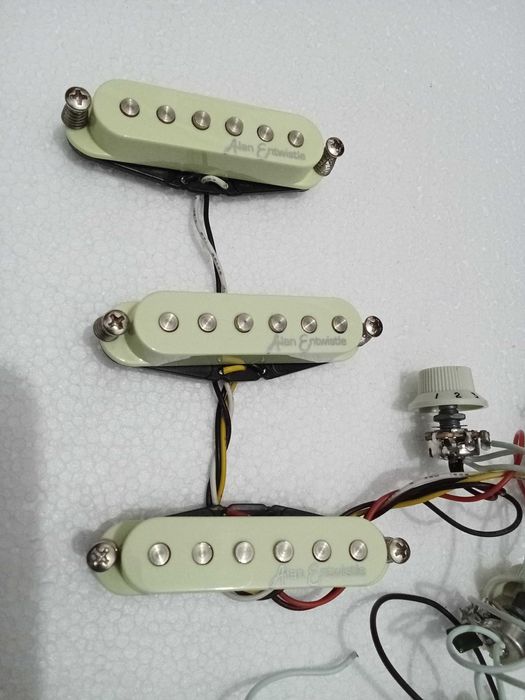 Set pickups - Alan Entwistle X1 Single Coil + controlos e selector