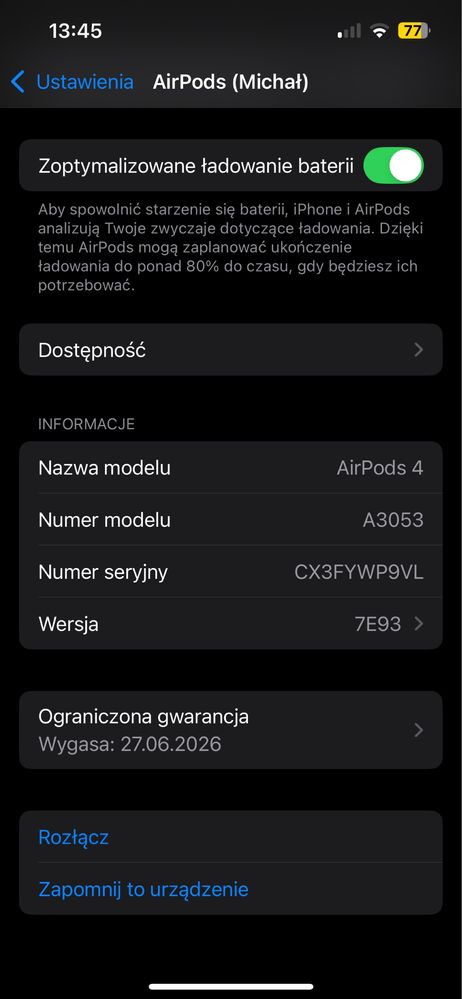 AirPods 4  nowe 1 raz urzyte