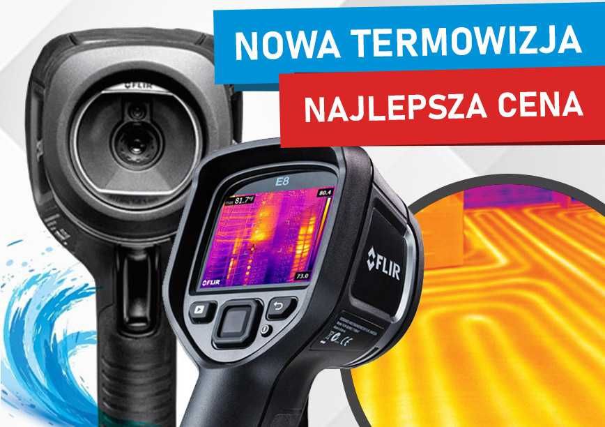 WYNAJEM - KAMERA TERMOWIZYJNA - Badanie kamerą FLIR E8 - z dowozem