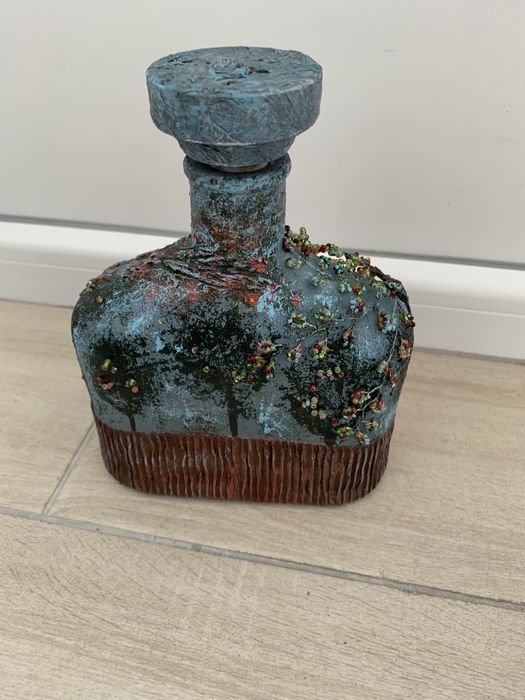 Бутилка декорована сувенір бутылка декорированная пляшка декорована