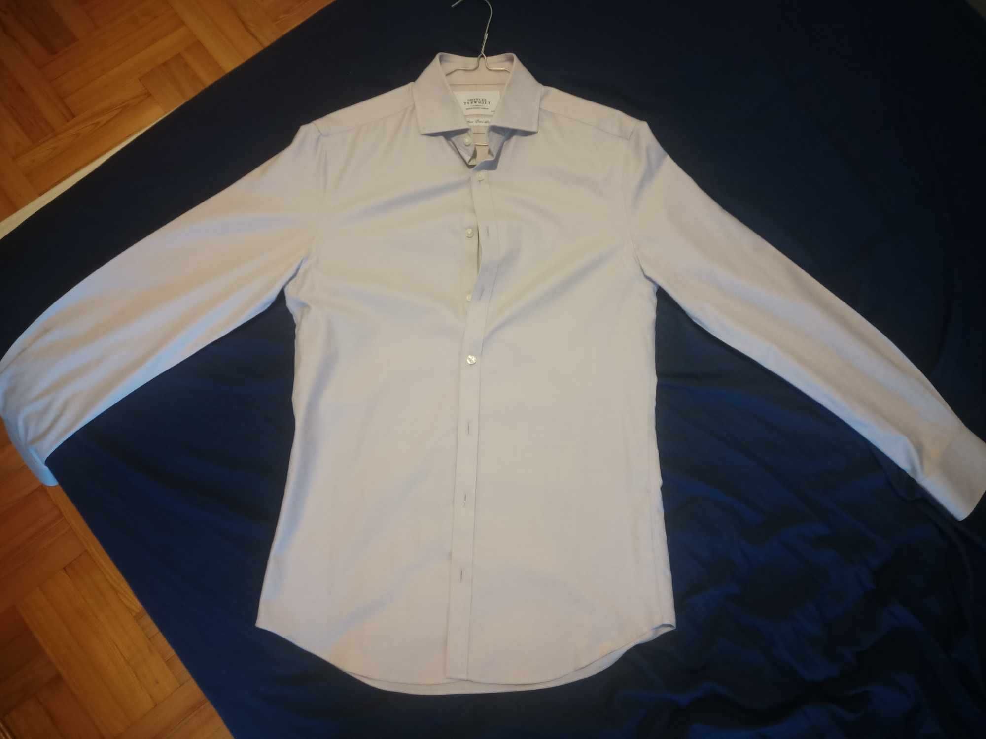 Koszula Charles Tyrwhitt oryginalna z Londynu, slimfit, 38 / 86 cm