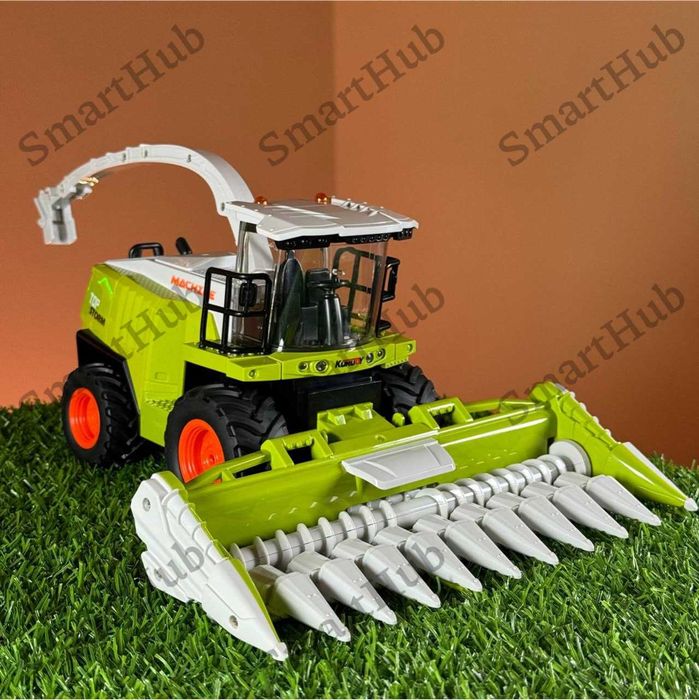 Комбайн на пульте управления CLAAS. Комбайн Трактор на радиоуправлении