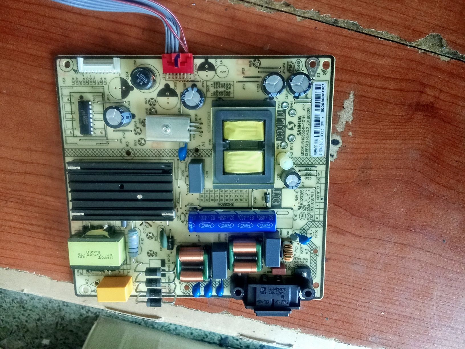 Conjunto Mainboard e Fonte para TV Xiaomi