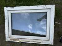 Okno plastikowe rozwierno-uchylne białe 90x67 (okazja)