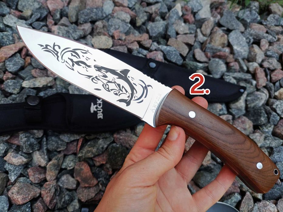 Нож, ніж, охотничий, мисливський, тактический, армейский BUCK, Акула
