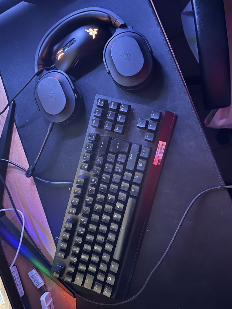 Rato Razer + Teclado Razer + Headsets Razer