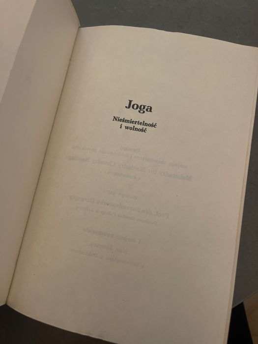 Mircea Eliade  Joga. Nieśmiertelność i wolność