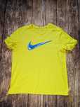 Żółta koszulka Nike vintage single stitch y2k xl