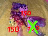 Флаттершай, Старлайт, Твайлайт. My little pony. Игрушки