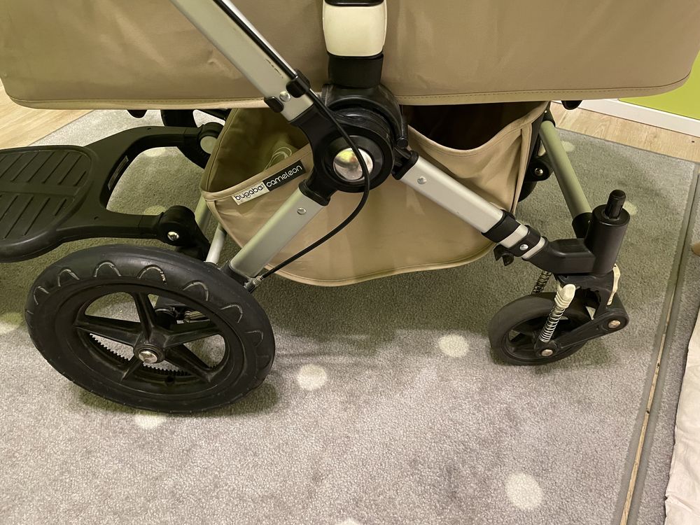 Коляска 2 в 1, візок Bugaboo Cameleon 2 з аксесуарами (з підставкою)