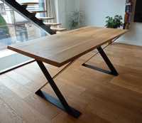 Stół drewniany Jesion z litego drewna loftowe