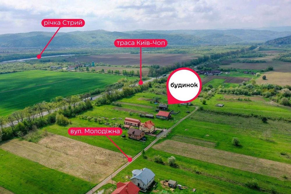 продаж дешевий будинок з великою ділянкою С.Любинці, стрийськ.р-н