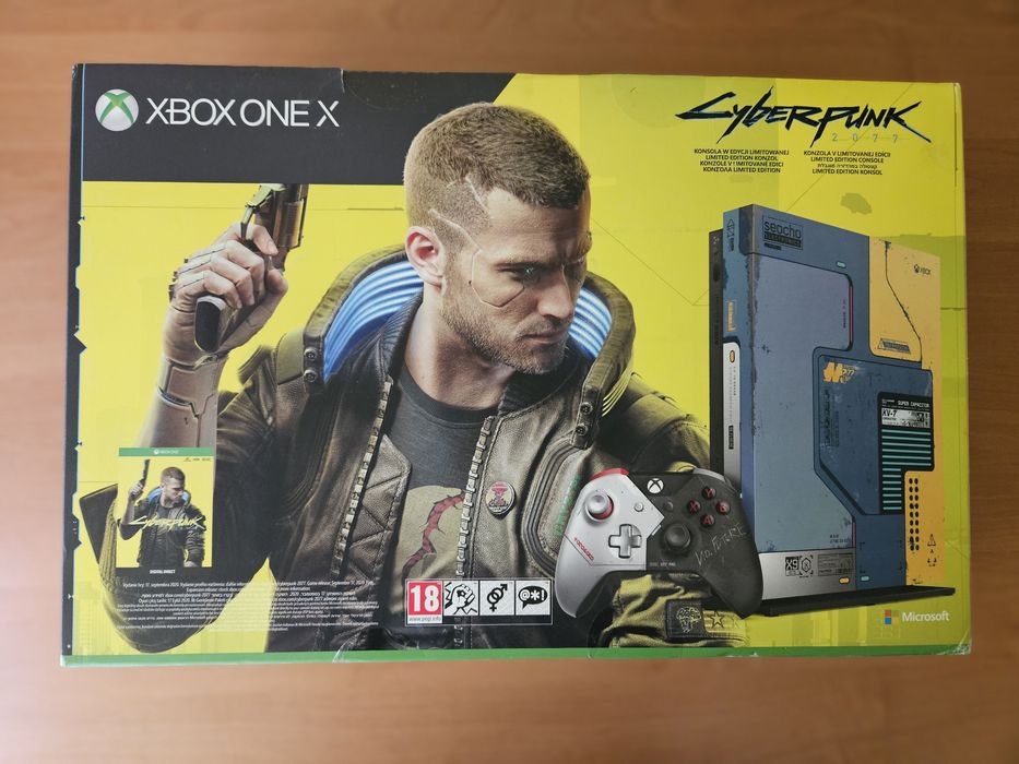 Konsola XBOX ONE X Cyberpunk 2077 edition NOWA