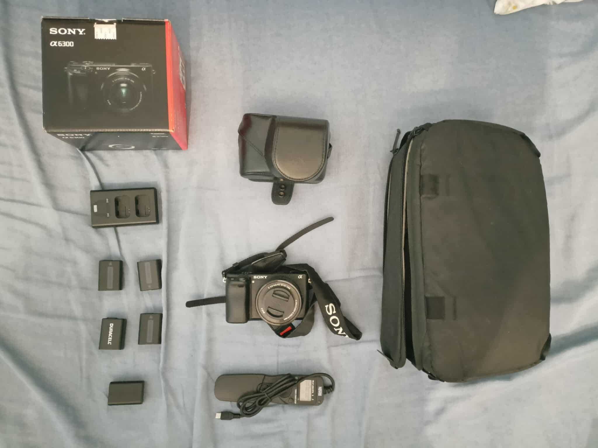 Sony A6300 4K + OSS 16-50 3.5-5.6 + akcesoria