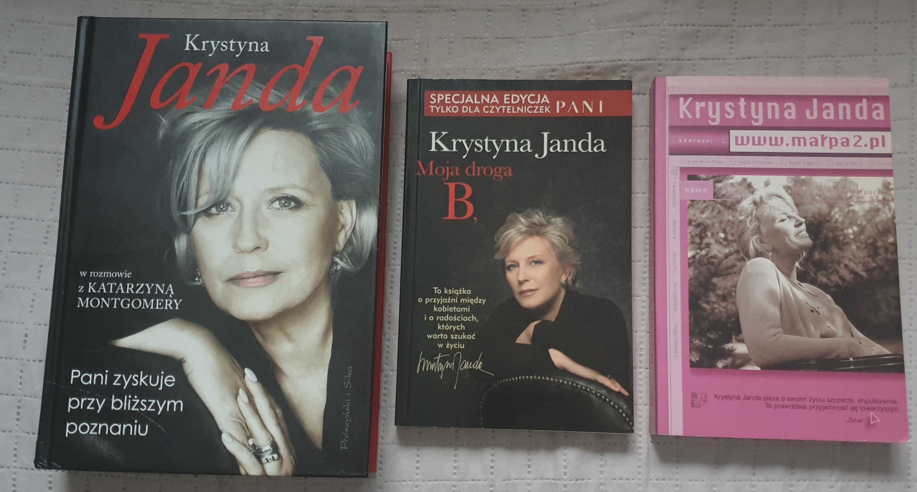 Zestaw książek Krystyna Janda