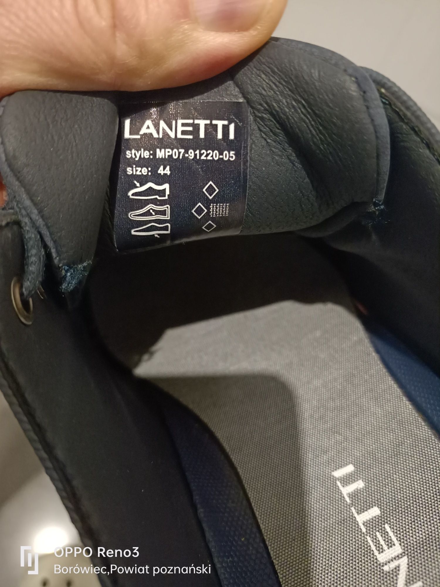 Buty męskie Lanetti rozmiar 44