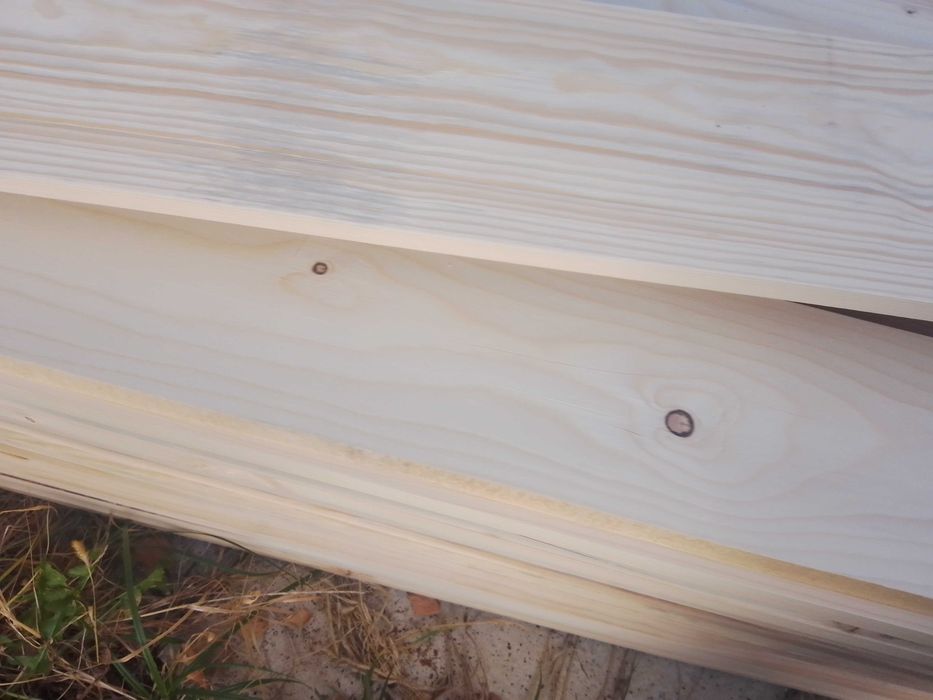 100x15 cm Parapet drewniany, świerkowy