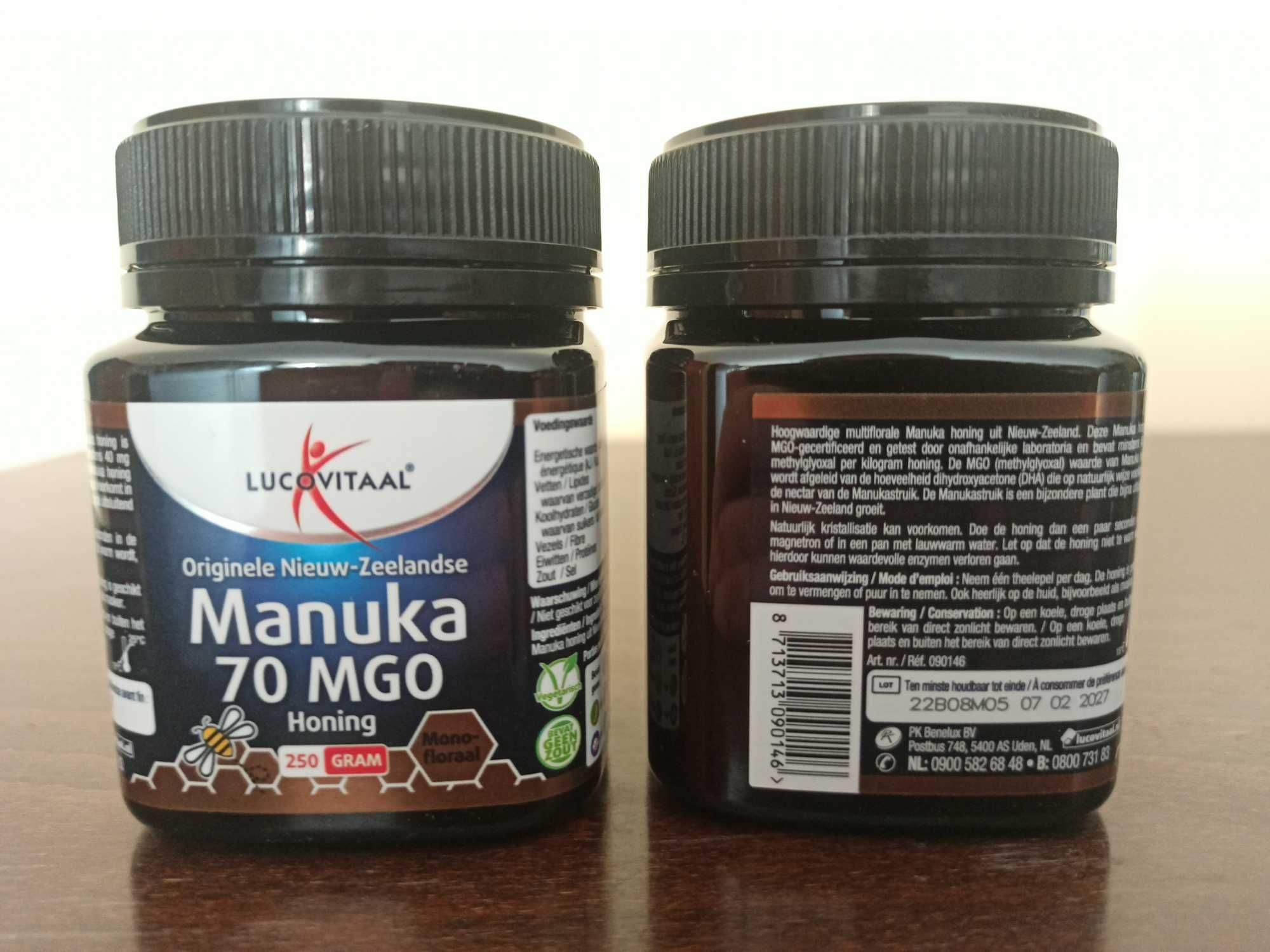 Lucovitaal Manuka 70 MGO Honing 250GR