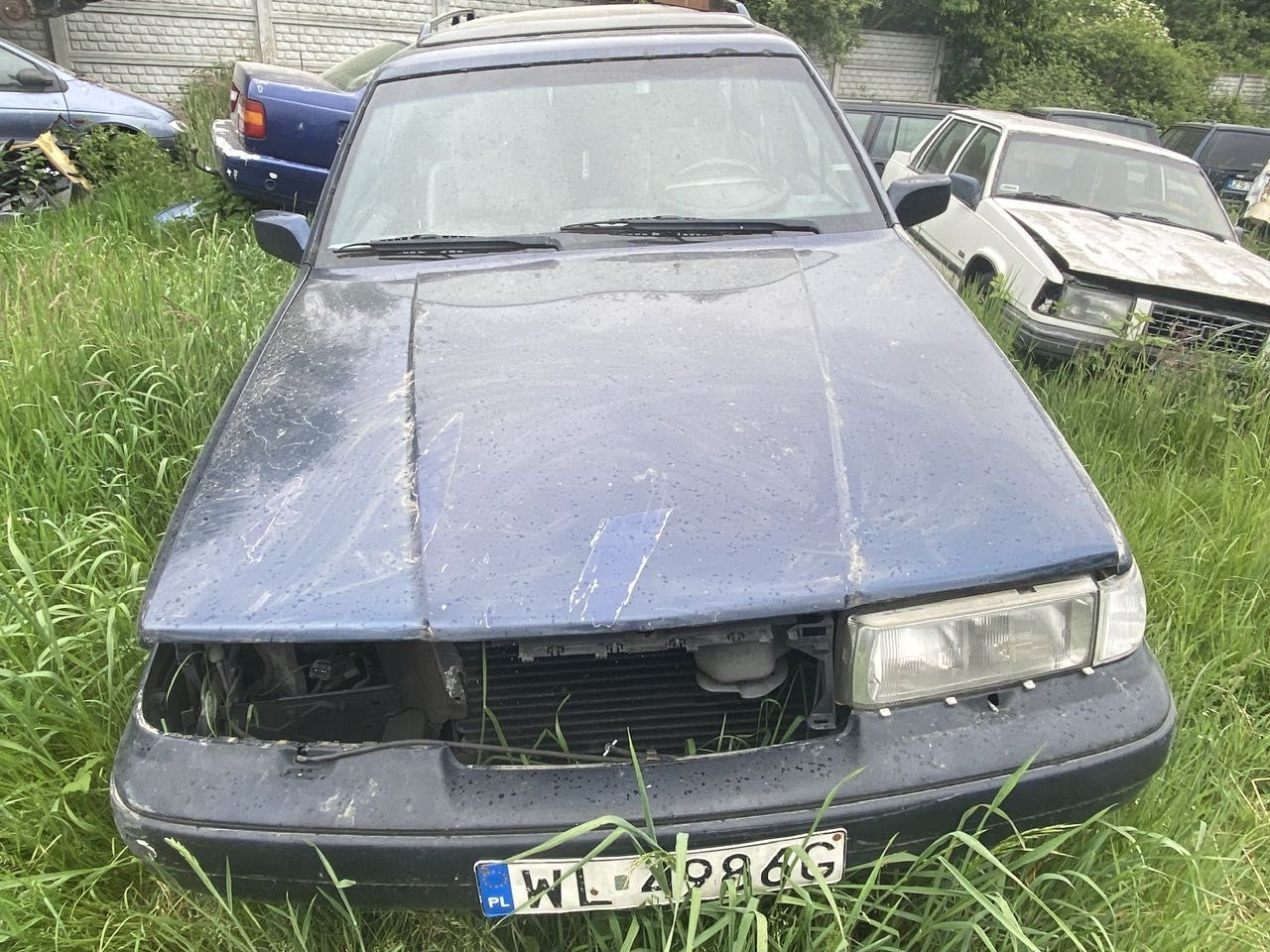 Volvo 960/S90/V90 zderzak z belką i absorberem komplet do lakierowania