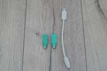 Przejściówki PS2 na USB do klawiatury i 2 sztuki do myszy