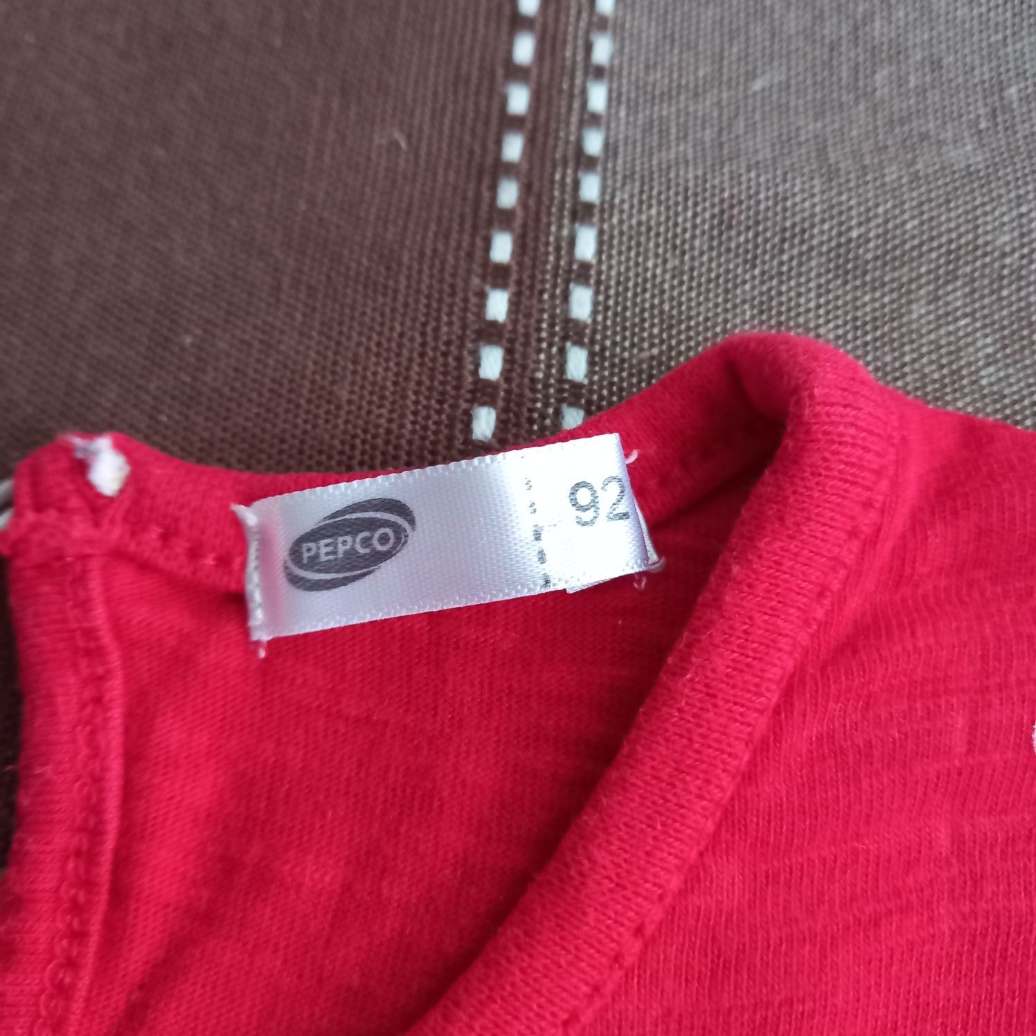 Sukienka świąteczna z reniferkiem i tiulem, r. 92