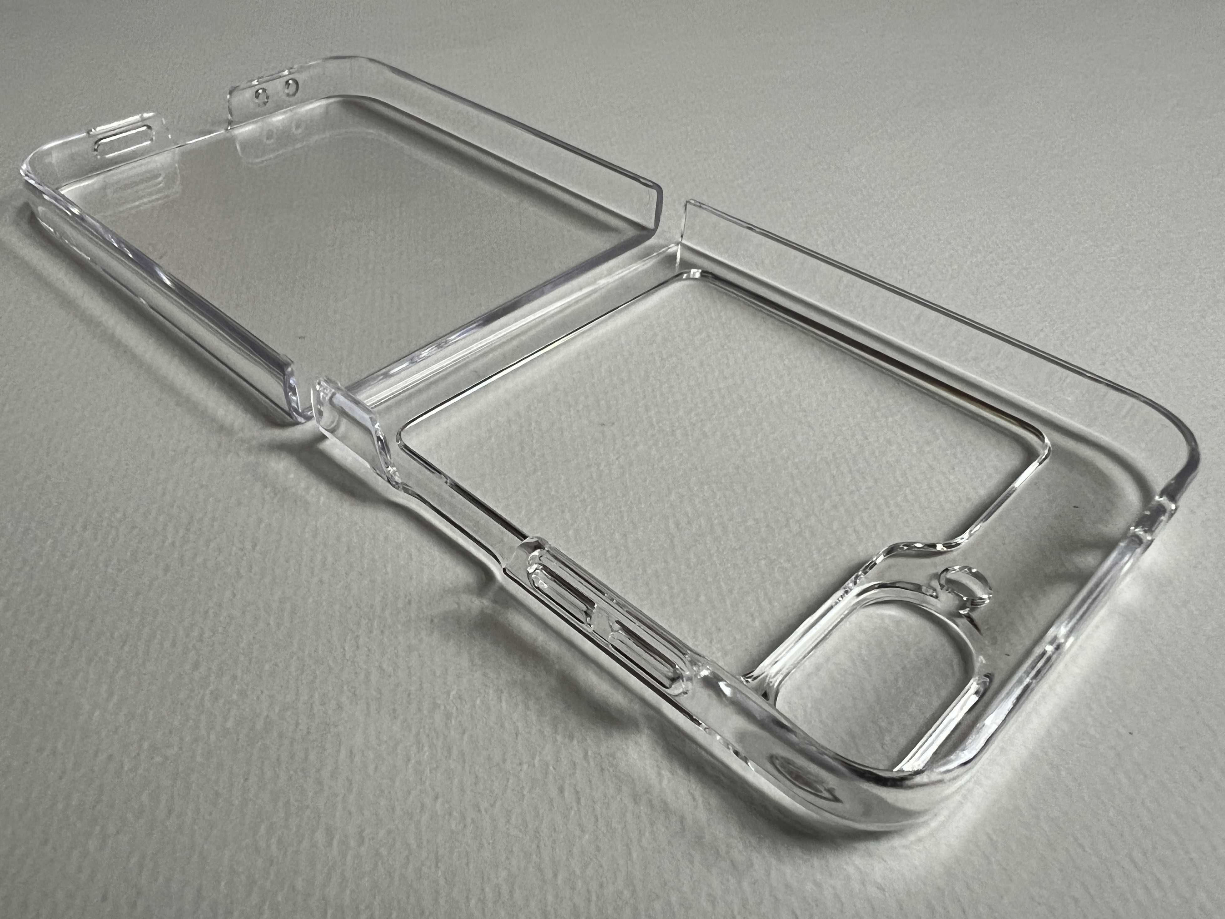 Samsung Galaxy Flip 6 чохол із прозорого пластику чехол накладка