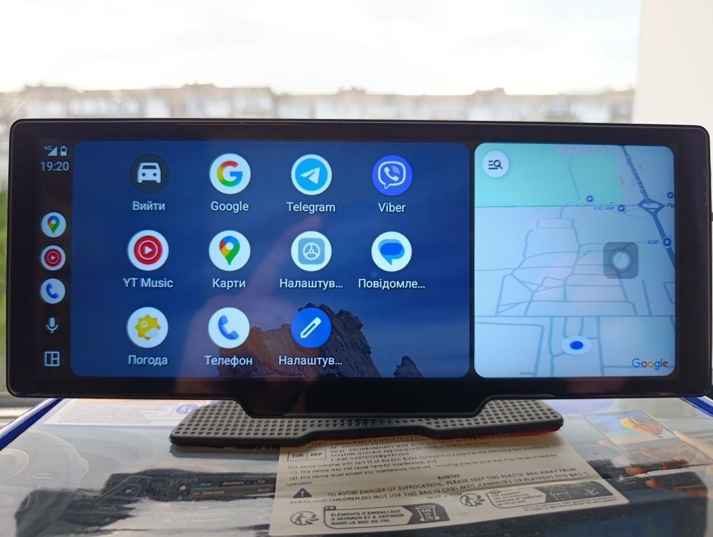 видеорегистратор з Apple CarPlay Android Auto