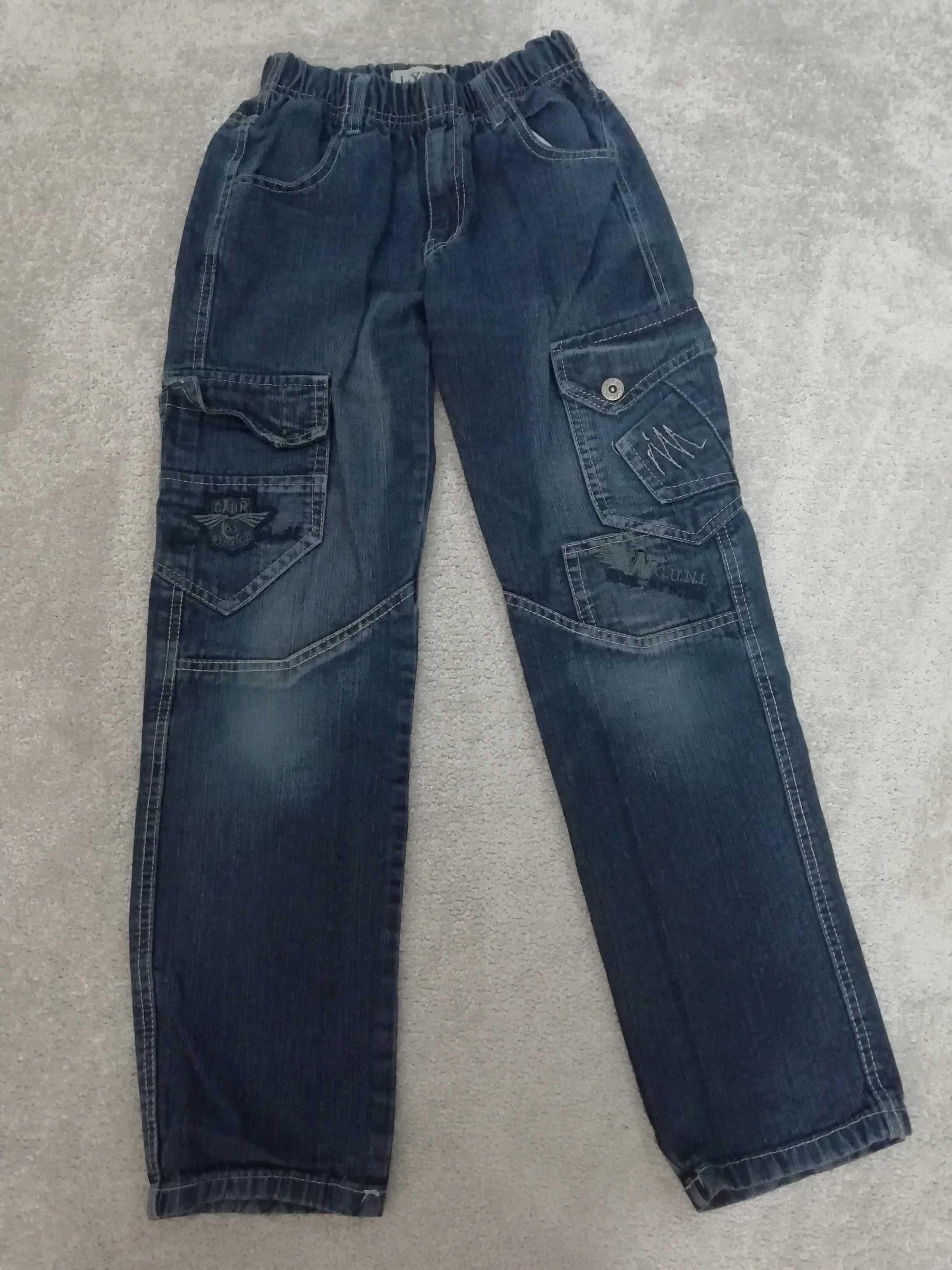 Spodnie jeans, chłopięce 146/152