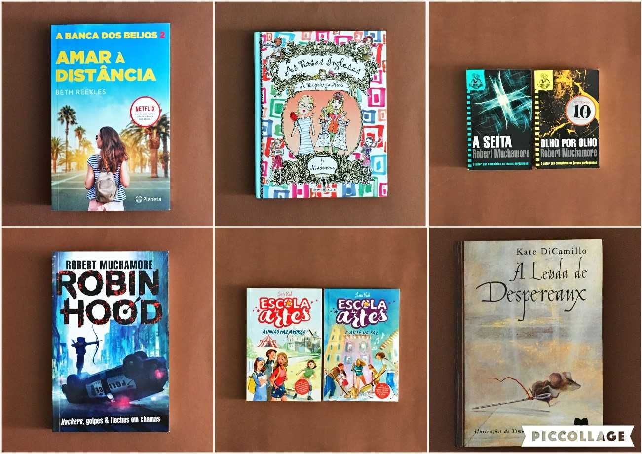 LIVRO [6€ cada] Banca dos Beijos Cherub Escola Rosas Inglesas Robin