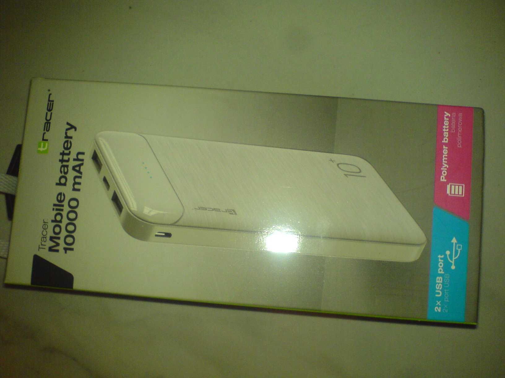 Power Bank Tracer Przenośny Akumulator 10000 mAh NOWY NIEUŻYWANY OPAKO