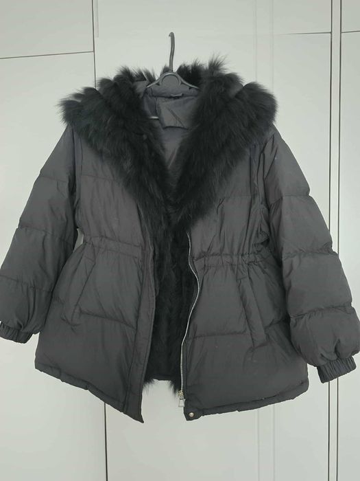 Kurtka puchowa z futrem
