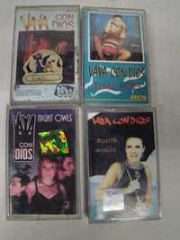 kolekcjonerskie kasety magnetofonowe Vaya con dios 4szt kpl