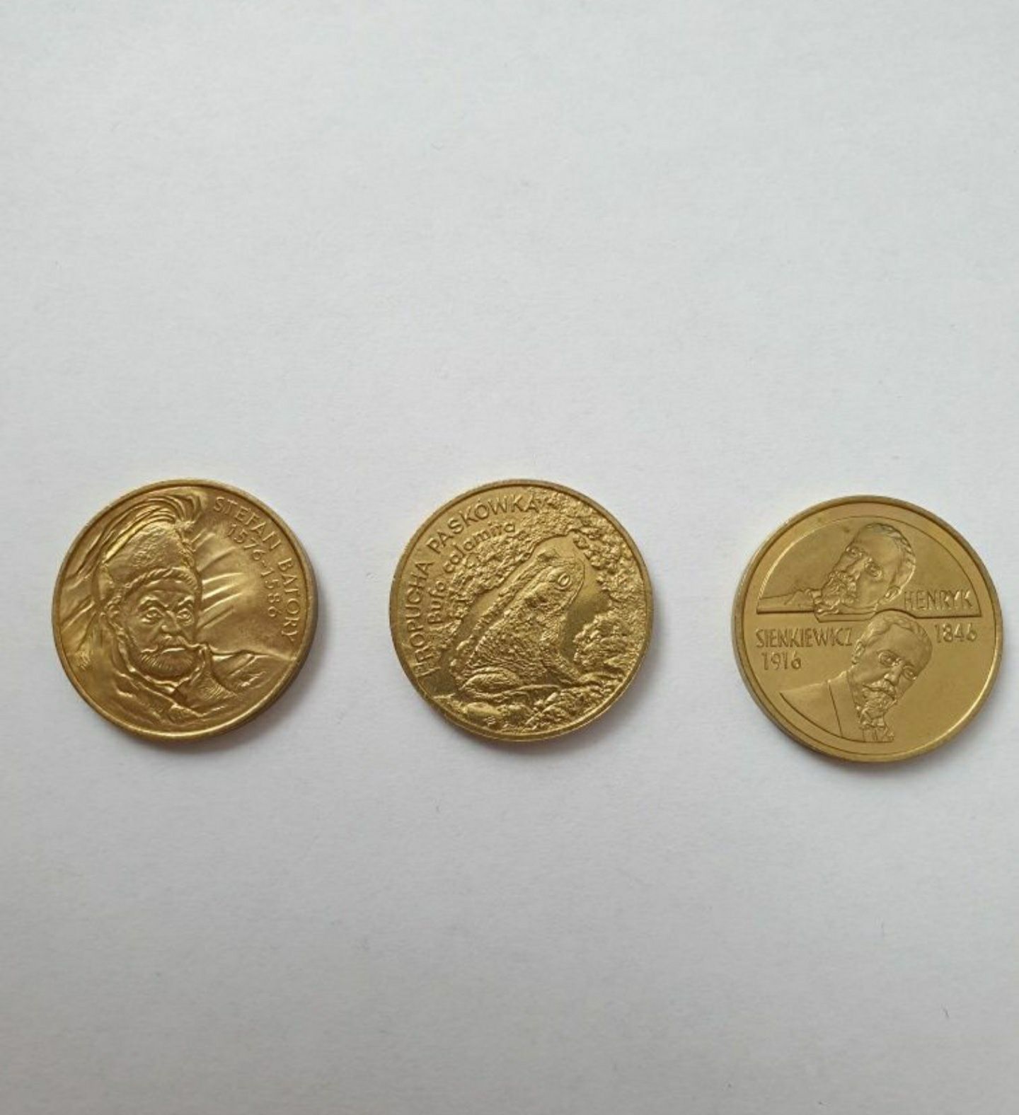 Monety kolekcjonerskie 2 złotowe produkcja od 1996r do 1998r Okazja !