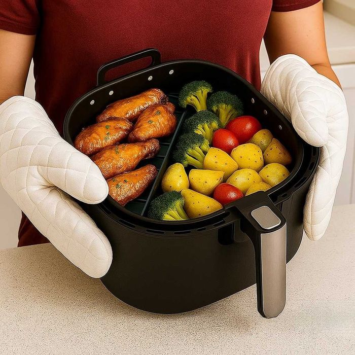 Wkład Silikonowy do frytkownicy Forma do pieczenia z przegródką Zenito