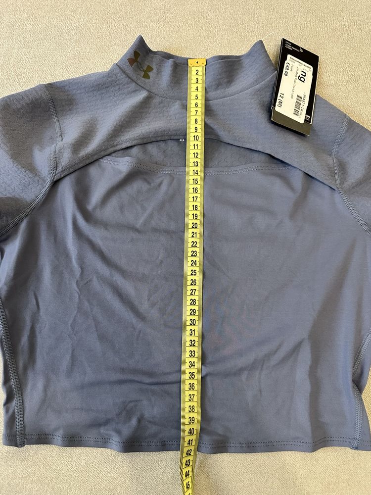 Under Armour Жіночий сірий топ LS Mock Rush Top