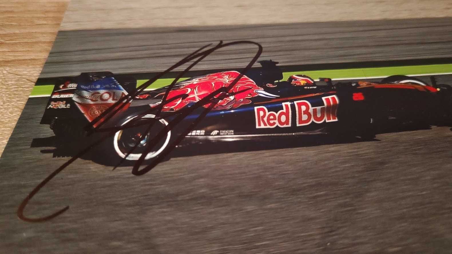 Daniił Kwiat Autograf Podpis Red Bull F1