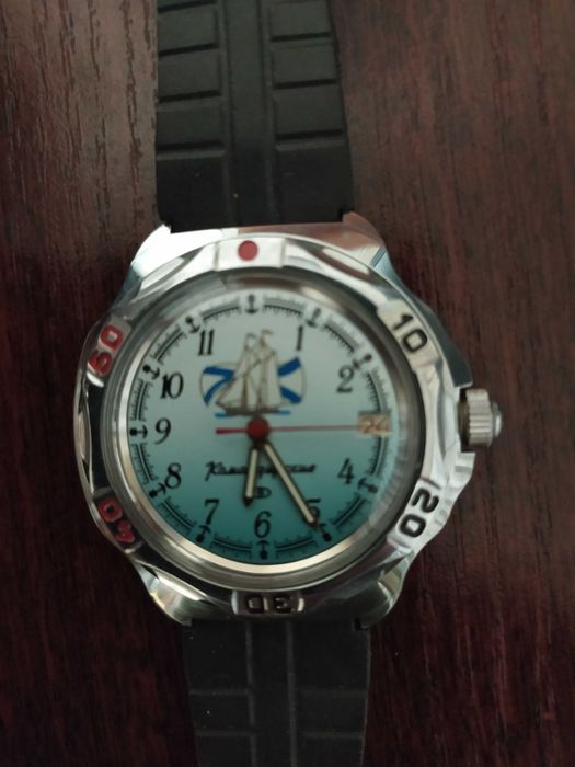 Часы Командирские (Заказ МО СССР, ЧЧЗ),  50 лет Победы, ВМФ