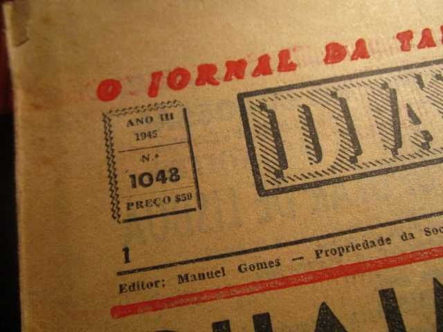 jornais Diário Popular 1945 segunda guerra mundial