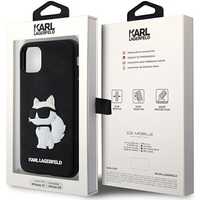 Oryginalne Etui KARL LAGERFELD hardcase Rubber Choupette 3D Iphone 11