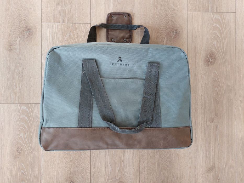 Torba podróżna lub na laptopa szara/khaki