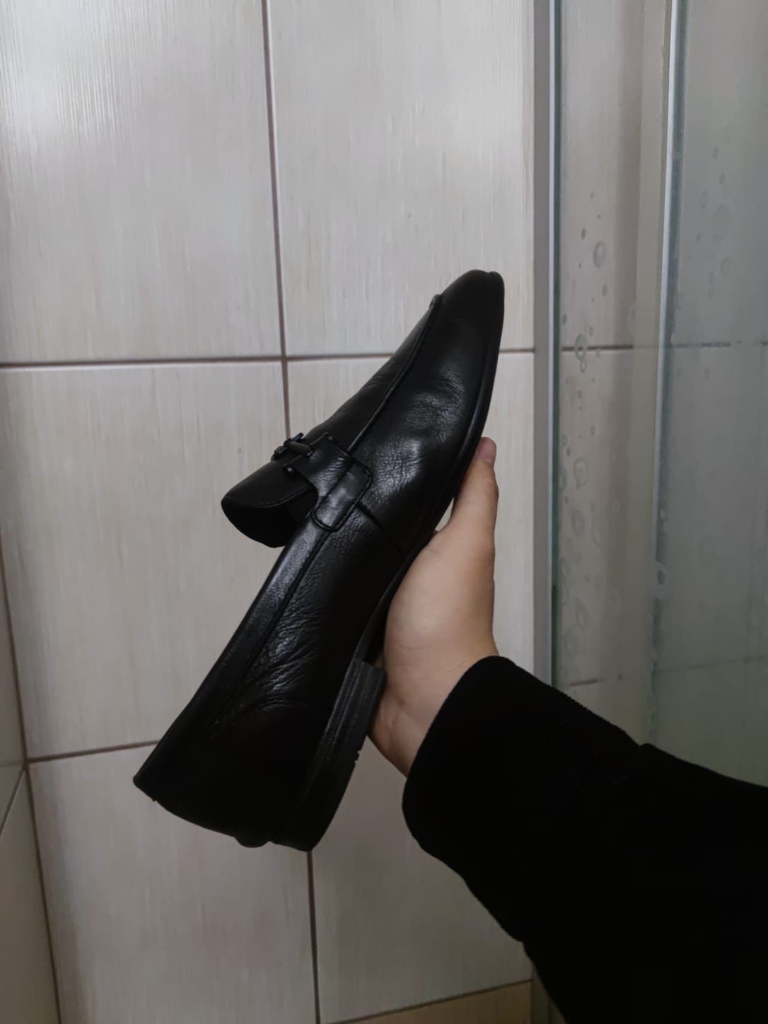 Buty obuwie 42 mokasyny John Bourane czarne włoskie letnie eleganckie