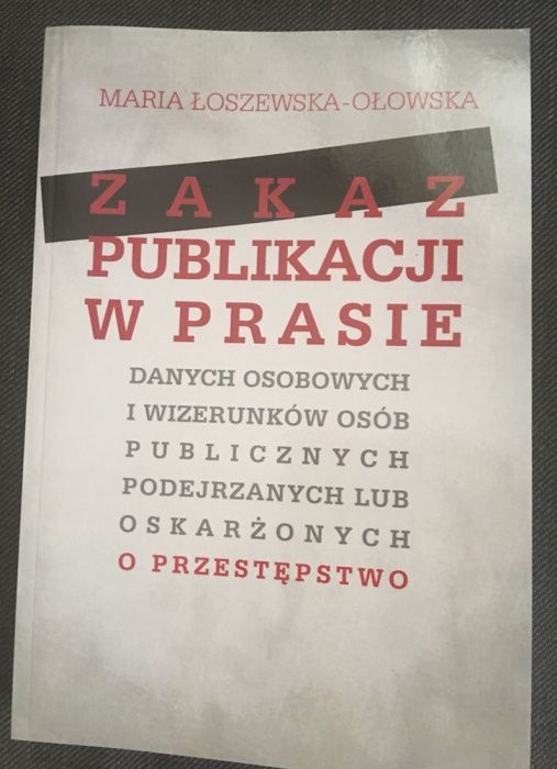Zakaz Publikacji w Prasie