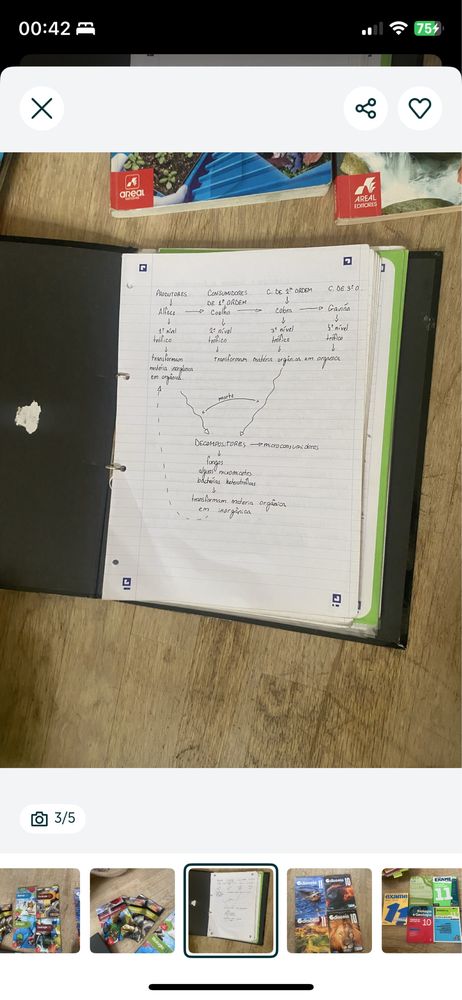 manuais escolares fisica e quimica A e biologia e geologia A