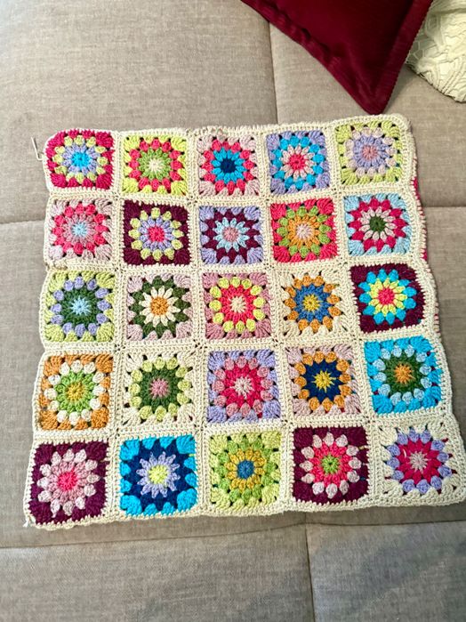 Poszewka na poduszkę handmade haftowana haft