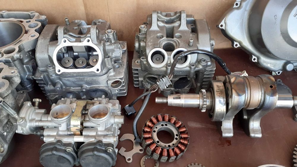 yamaha raptor 660 kosz glowica cylinder tlok wal zaplon sprzeglo tarcz