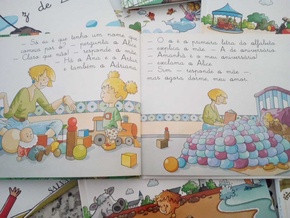 Conjunto de livros de A a Z